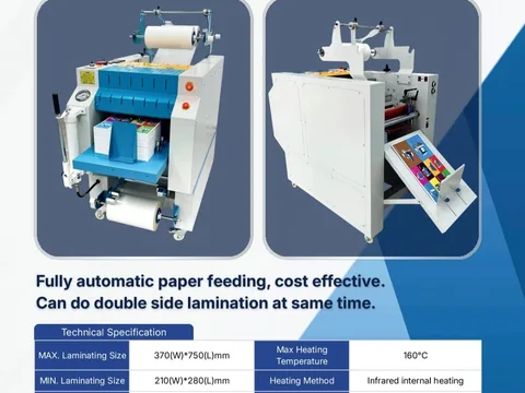 Mesin Laminating Kertas 390AF Plus - Lexia — Mesin Laminating Kertas