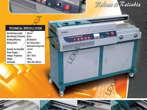 Mesin Lem Binding Buku 55H - Lexia — Mesin Lem Binding Buku