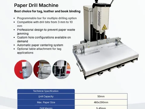 Mesin Pelubang Kertas 50L - Paper Drill - Lexia — Mesin Pelubang Kertas