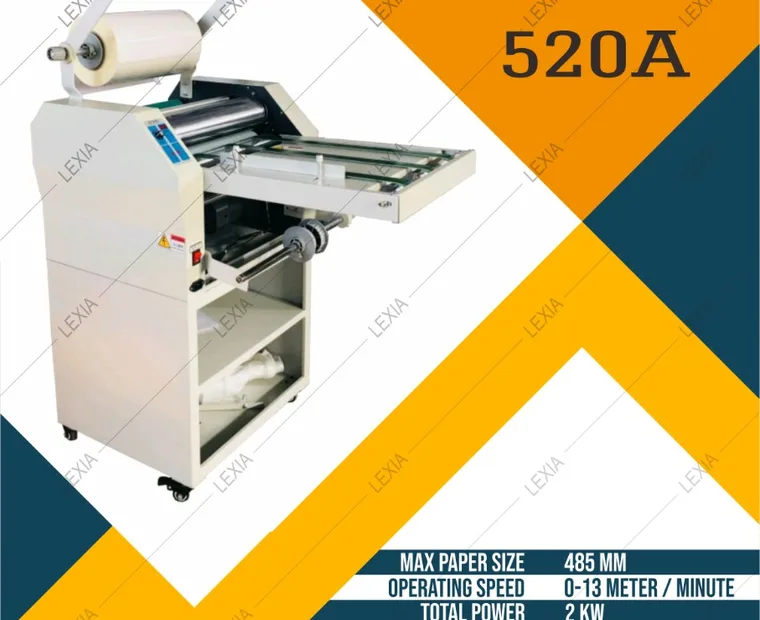 Mesin Laminating Kertas 520 A - Lexia — Mesin Laminating Kertas