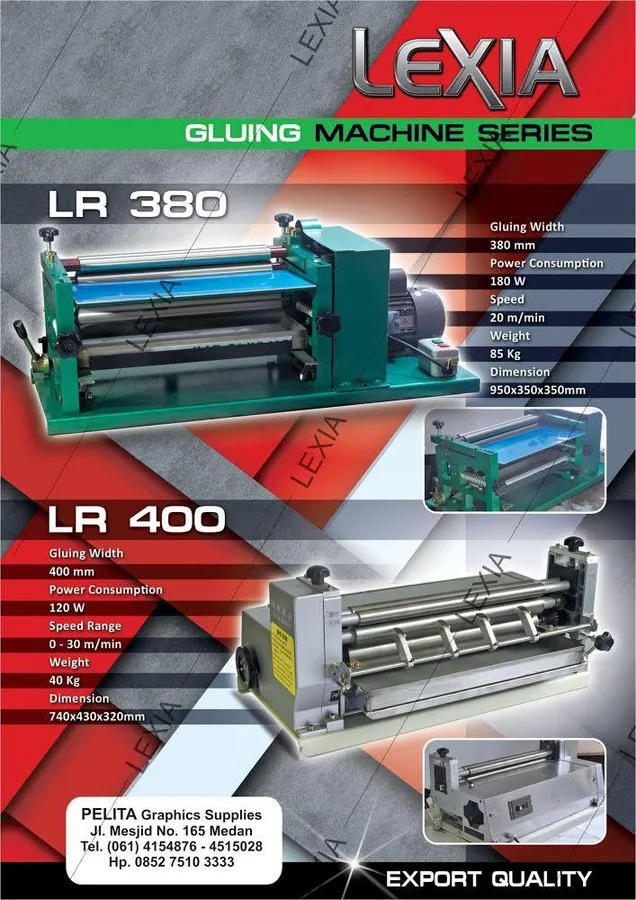 Mesin Lem Hardcover LR 380 - Lexia — Mesin Lem Hardcover